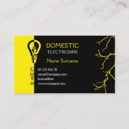 Cartão De Visita Eletricistas domésticos