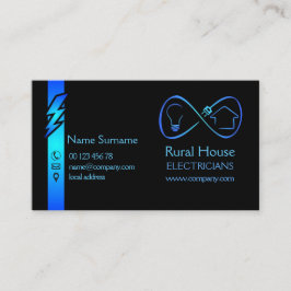 Cartão De Visita Eletricistas rurais da casa