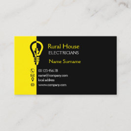 Cartão De Visita Eletricistas rurais da casa