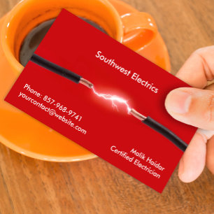 Cartão de visita elétrico