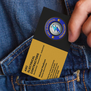 Cartão De Visita Elétrico Contratante elétrico