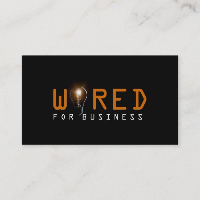 Cartão de visita Eletrônico Único (Frente)