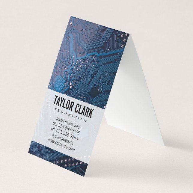 Cartão De Visita Eletrônicos de hardware (Frente)