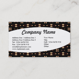 Cartão De Visita Elíptico - Abstrato 012