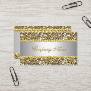 Cartão De Visita Elite Business Ouro Prata Diamante Brilho 4