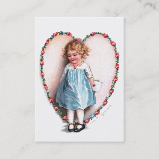 Cartão De Visita Ellen H. Clapsaddle: Ao um amor de I (Frente)