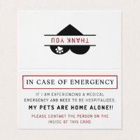 Em Caso De Emergência Pet Home Sozinha Inserir Wal