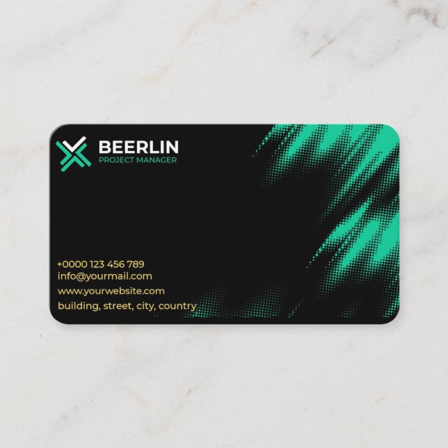 Cartão de Visita em Modo Padrão (Frente)