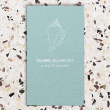 Cartão de visita em rota náutica