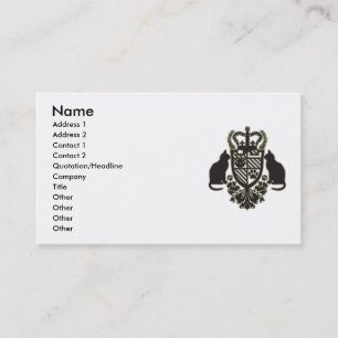 Cartão De Visita Embroidered_Cat