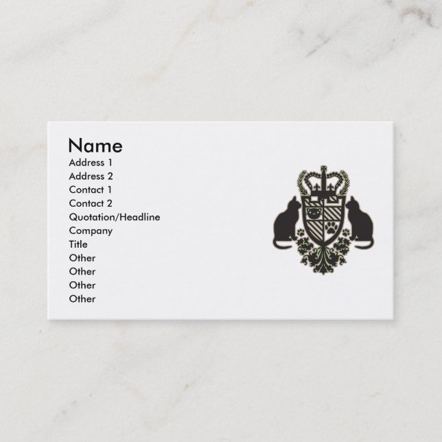 Cartão De Visita Embroidered_Cat (Frente)