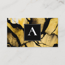 Cartão De Visita Emergência Silenciosa | Design Abstrato Moderno Do