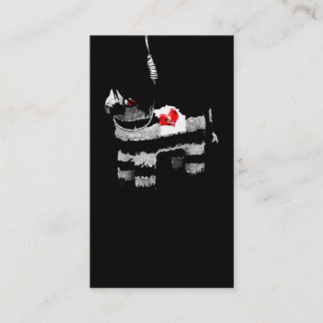 Cartão De Visita emo pinata (Frente)