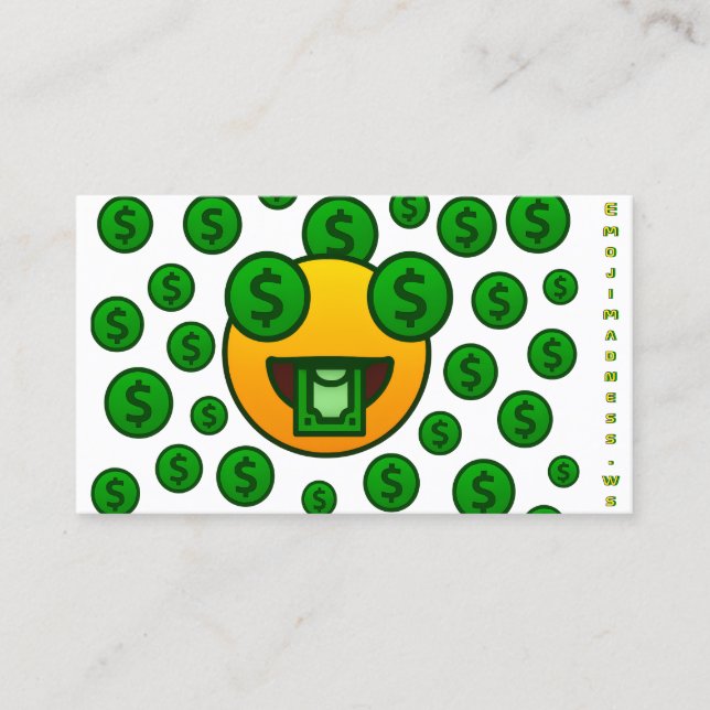 Cartão De Visita Emoji Madness (Frente)