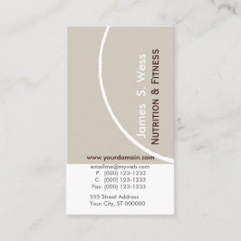 Cartão De Visita Empalideça o profissional original moderno simples