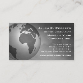 Cartão De Visita Empresa comercial internacional incorporada global