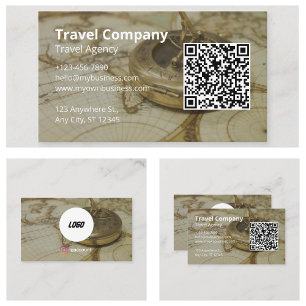 Cartão De Visita Empresa de Agência de Viagens