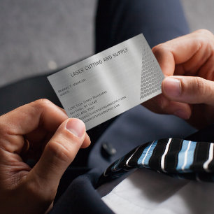 Cartão De Visita Empresa de corte e fornecimento de laser