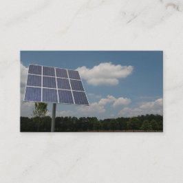Cartão De Visita Empresa de Instalação de Painel Solar