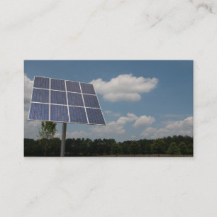 Cartão De Visita Empresa de Instalação de Painel Solar