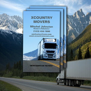 Cartão De Visita Empresa de Movimentação e Armazenamento