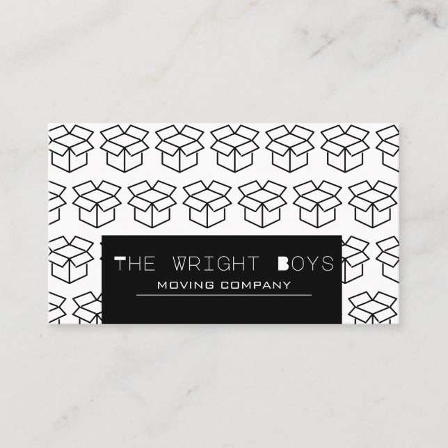 Cartão De Visita Empresa de Movimentação Profissional (Frente)