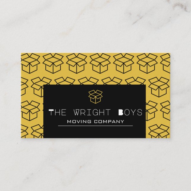 Cartão De Visita Empresa de Movimentação Profissional (Frente)