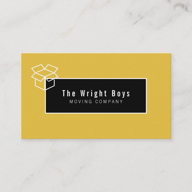 Cartão De Visita Empresa de Movimentação Profissional (Frente)