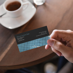 Cartão De Visita Empresa de piscinas e Spa