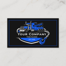 Cartão De Visita Empresa de reboque profissional, serviço de cabele