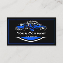 Cartão De Visita Empresa de reboque profissional, serviço de cabele