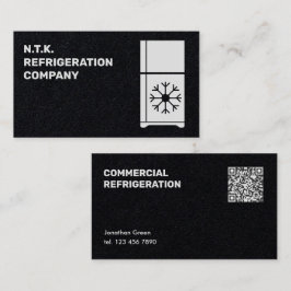 Cartão De Visita Empresa de refrigeração QR