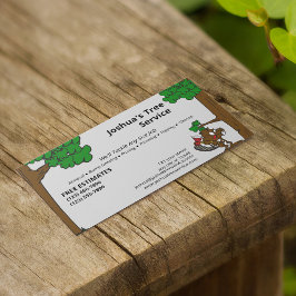 Cartão De Visita Empresa de Serviço de Árvore