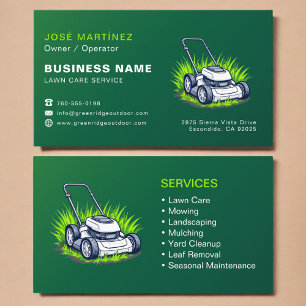 Cartão De Visita Empresa de Serviços Personalizados de Gramado