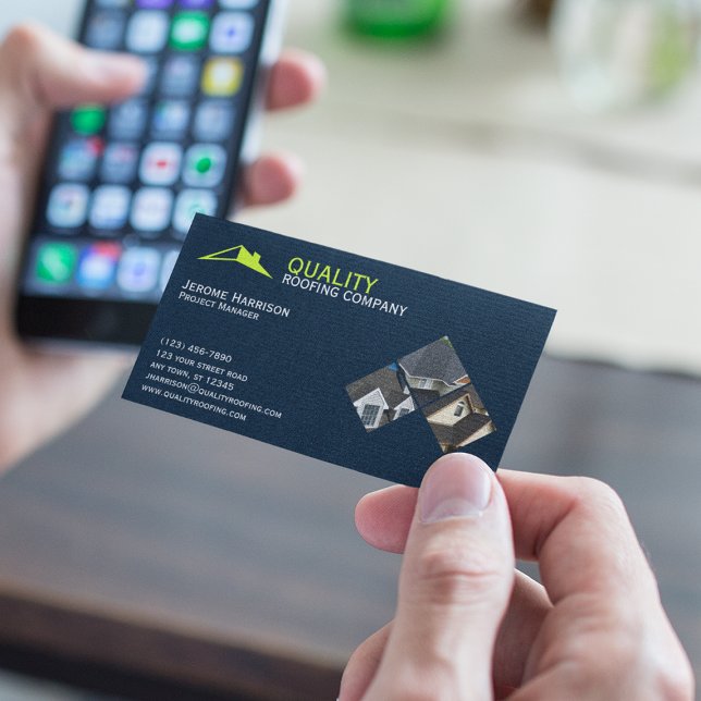Cartão De Visita Empresa de Telhados (Criador carregado)