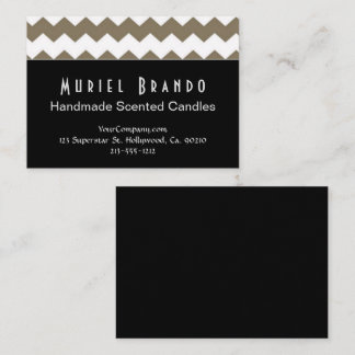 Cartão De Visita Empresa de Velas Elegantes