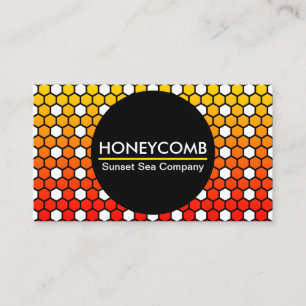 Cartão De Visita empresa honeycomb hexa
