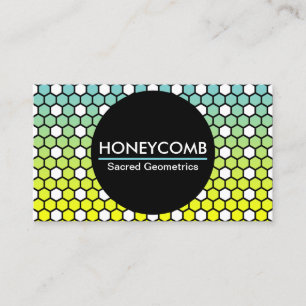 Cartão De Visita empresa honeycomb hexa