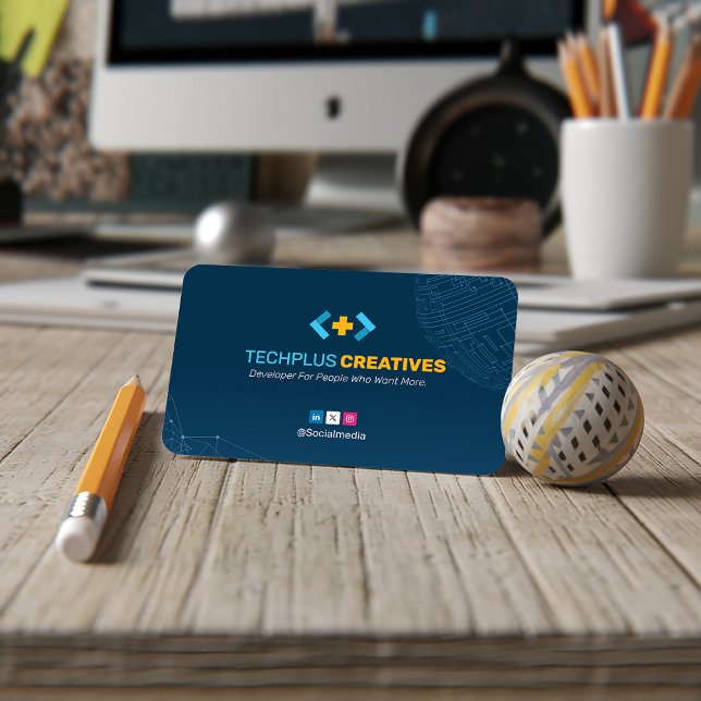 Cartão De Visita Empresa para desenvolvedores de software | Código  (Criador carregado)