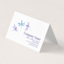 Cartão De Visita Empresa pintada à mão de Dragonfly