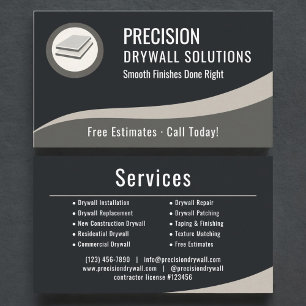 Cartão De Visita Empresa Profissional de Gesso