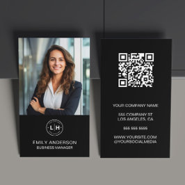 Cartão de Visita Empresarial com Logo Personalizad
