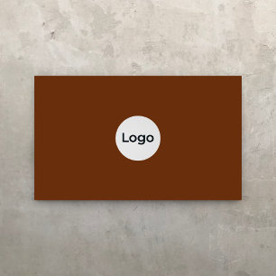 Cartão de Visita Empresarial com Logotipo Minimali