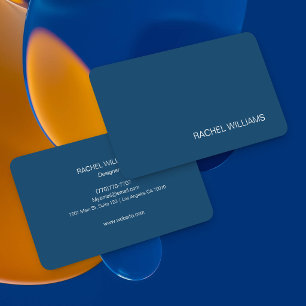 Cartão de Visita Empresarial com Logotipo Minimali