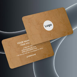 Cartão de Visita Empresarial com Logotipo Minimali