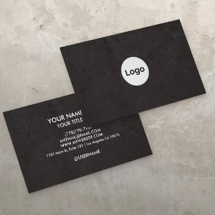 Cartão de Visita Empresarial com Logotipo Minimali
