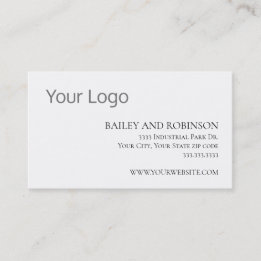 Cartão de Visita Empresarial com Logotipo Personal