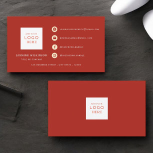Cartão de Visita Empresarial Profissional Moderno 