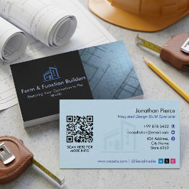 Cartão De Visita Empresas de Construção e Design | Sealight Minimal
