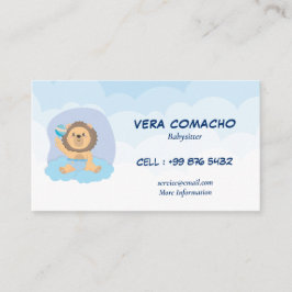 Cartão De Visita Empresas Modernas de Babysitting | Lion Babysitter